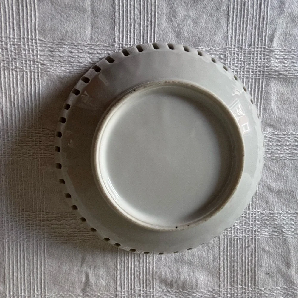 Vintage Floral Decorative Porcelain Bowl